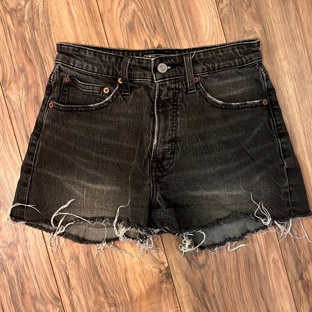 Lucky Brand Jean Shorts in Black - Size 27